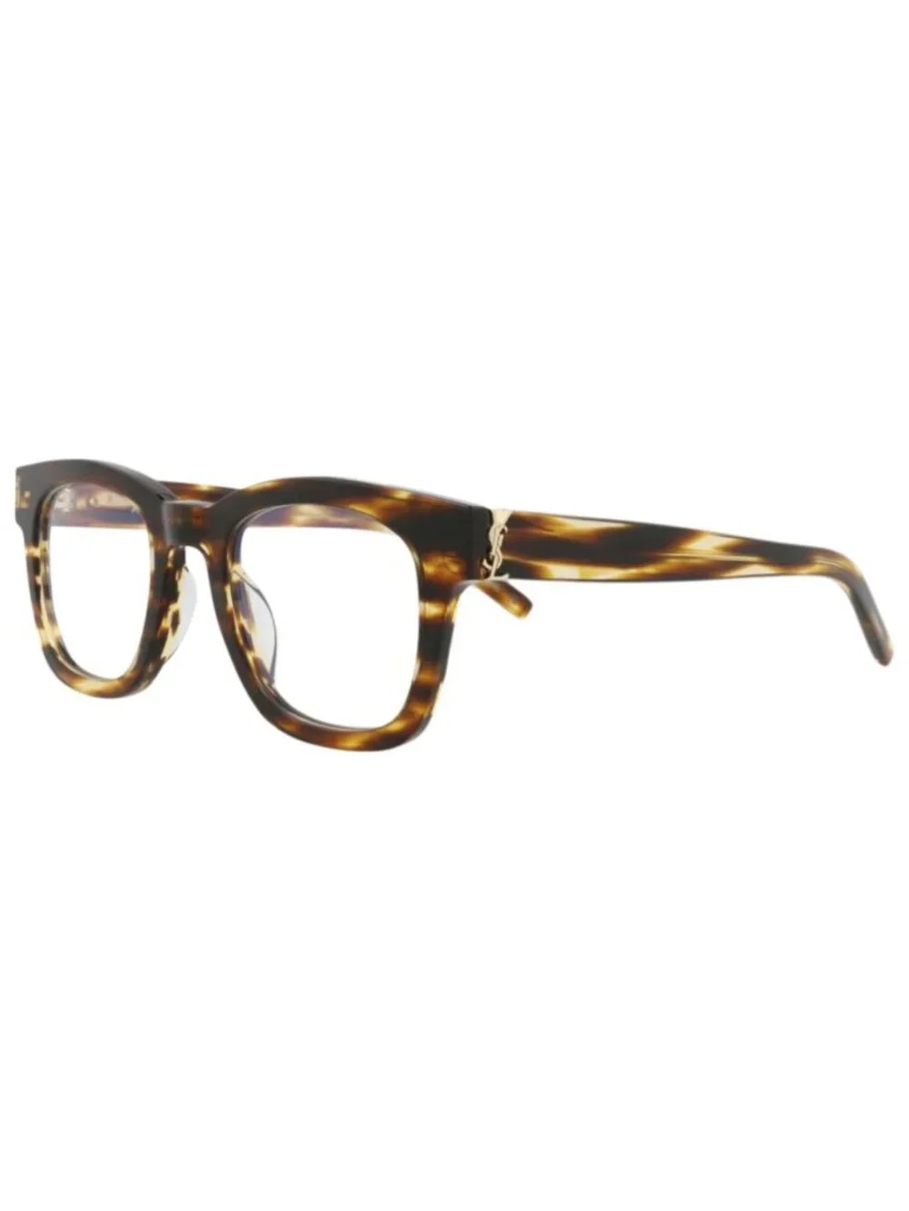 New Saint Laurent Women's Eyeglasses Square Rectangle Recycled Acetate Frame